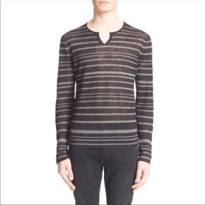 John Varvatos LS linen